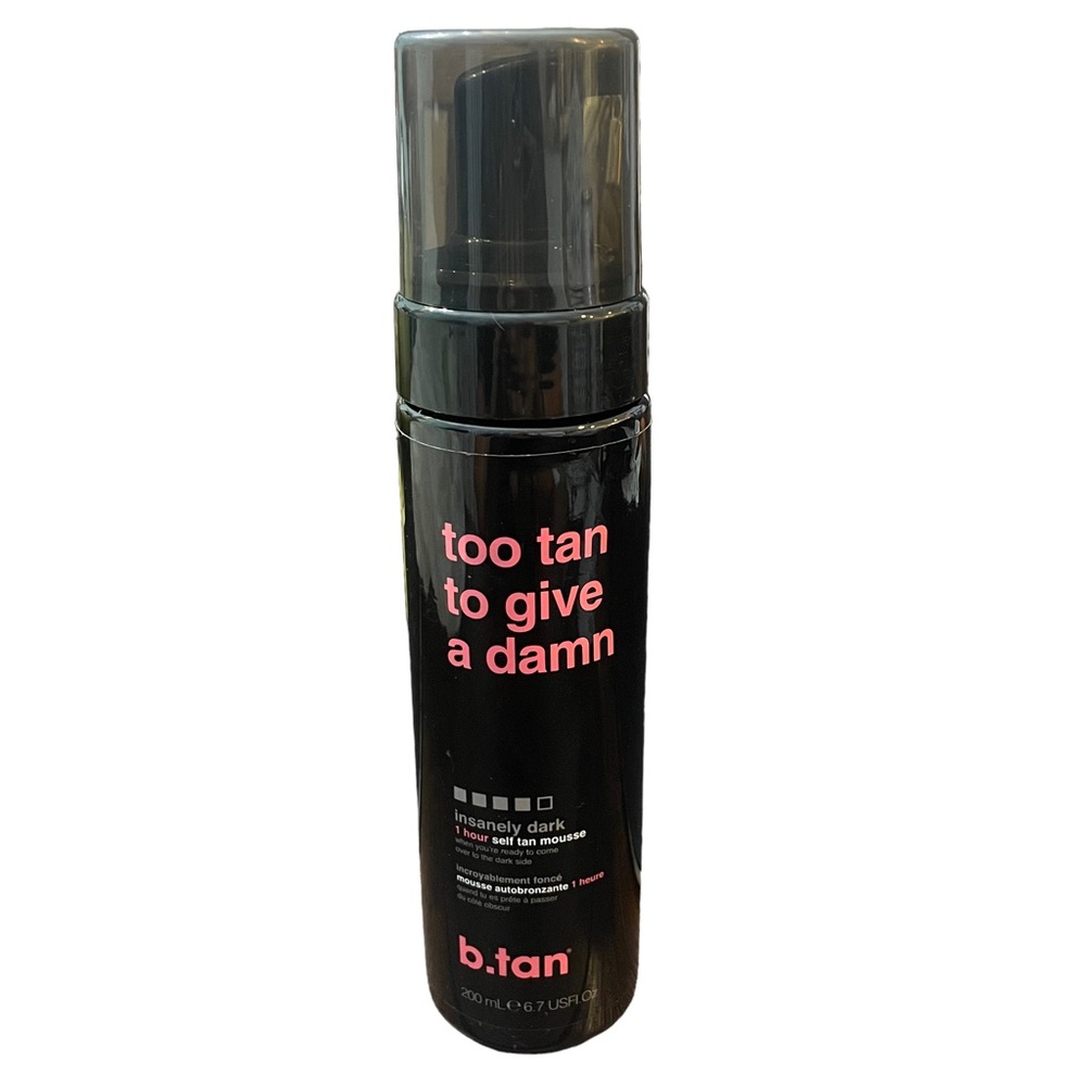 b.‎ tan Insanely Dark 1 Hour Self Tan Mousse 6.7oz Skincare NEW